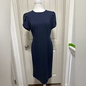 Calvin Klein Midnight Blue Midi Dress